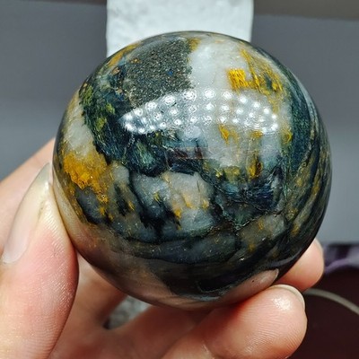 221g WOW! Natural Rare Pietrsite Crystal ball Quartz Sphere Healing