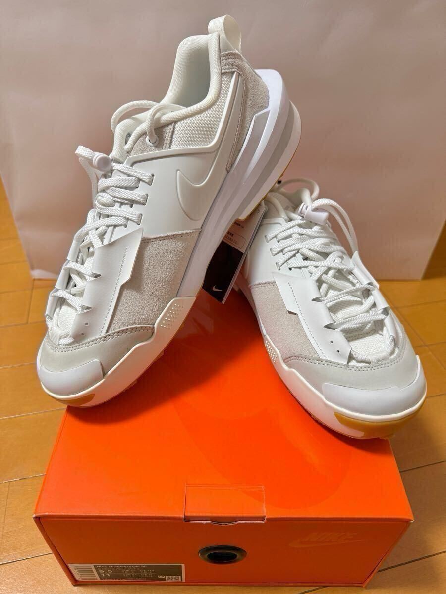 靴 Nike x sacai Zegamadome white 9.5 27.5 Zegamadome x sacai 'Summit White' (HQ8618-100) Release Date