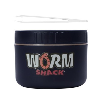 Insulated Stainless Steel Fishing Bait Container  Keeps Live Bait Fresh