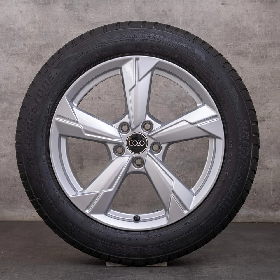 Audi A6 Winterräder 18 Zoll 4K C8 Felgen 4K0601025CE silber glanz - Bild 3 von 4