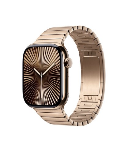 NEW Original Apple Watch Link Bracelet band 42MM 44mm 45MM 46MM 49MM GOLD - Zdjęcie 9 z 12