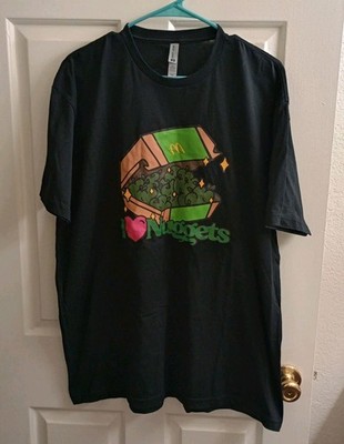 Next Level Apparel I Love Nuggets Graphic T-Shirt XXL Lit Decisionz Dispensary