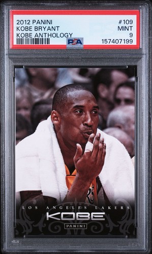 2012 PANINI KOBE ANTHOLOGY #109 KOBE BRYANT PSA 9