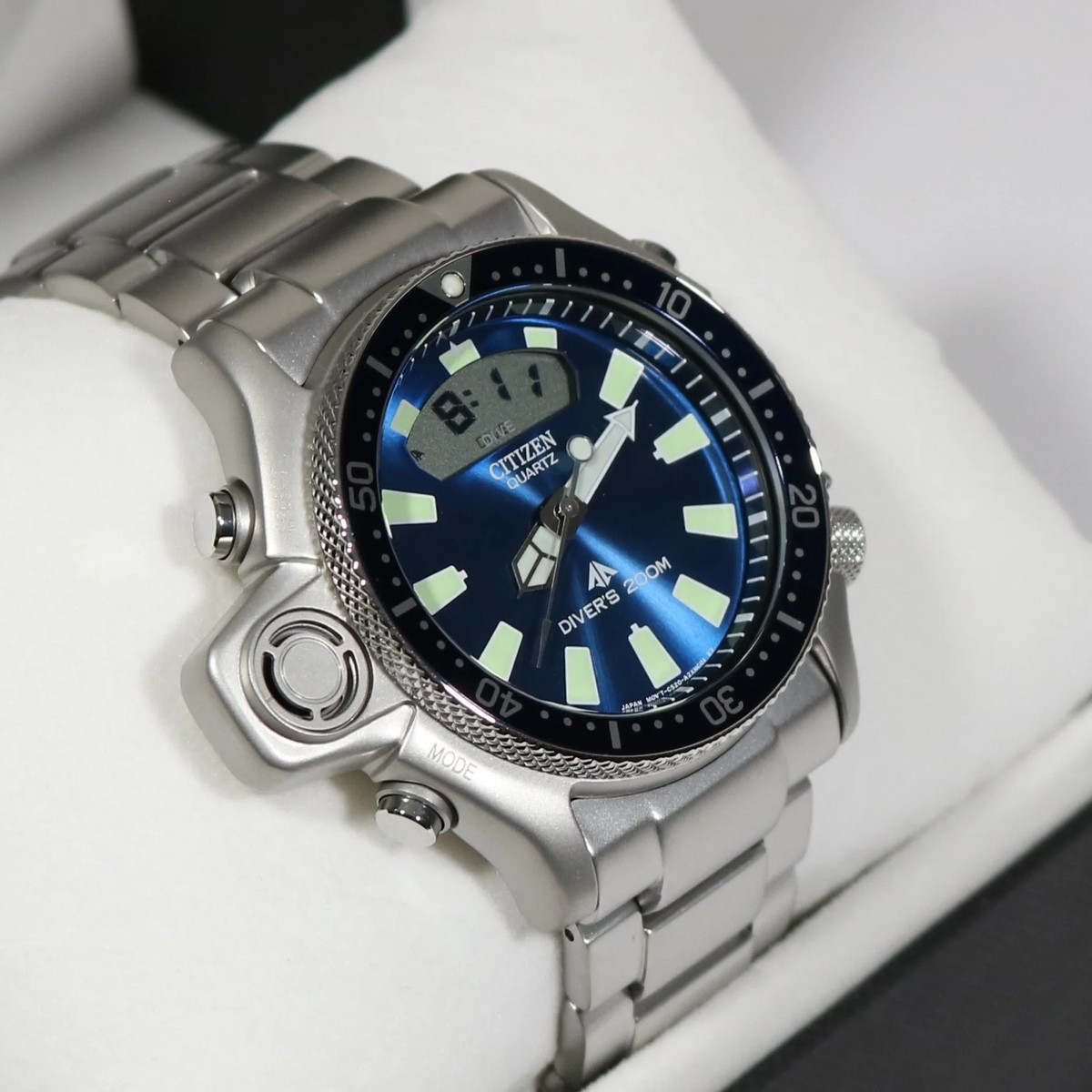 Citizen Promaster Aqualand Blue Dial Stainless Steel Men's Watch