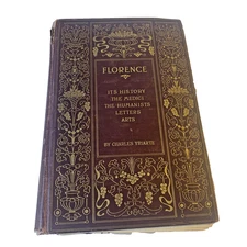 Vintage 1897 Florence Medici Humanists Arts Charles Yriarte History Hardcover Bo