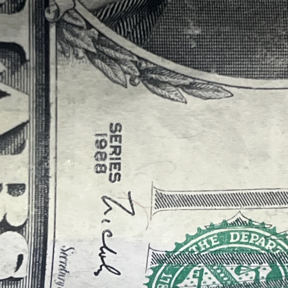 Five Dollar Bill 1988 Antique series - Image 4 of 4