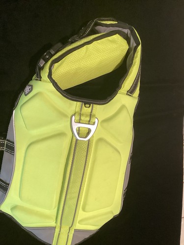 Chaleco salvavidas Arcadia Trail perro mediano, alta visibilidad, amarillo, 23,5"-31"