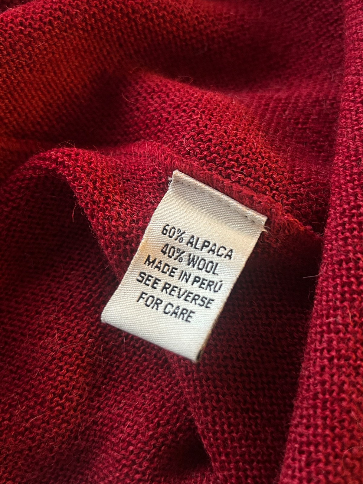 Beyond Threads Alpaca Wool Open Front Ruffle Dust… - image 24