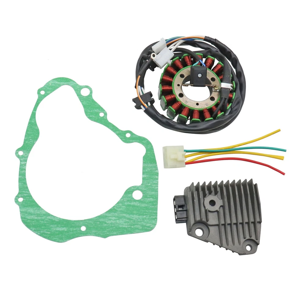 Se adapta a estator de bobina magnética XV250 VIRAGO/V-STAR + regulador de voltaje rectificador + junta Foto 3 de 4