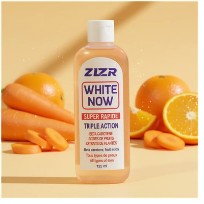 ZLZR White Now Triple Action Cream 125ml Beta Carotene Skin Brightening Face Bo 