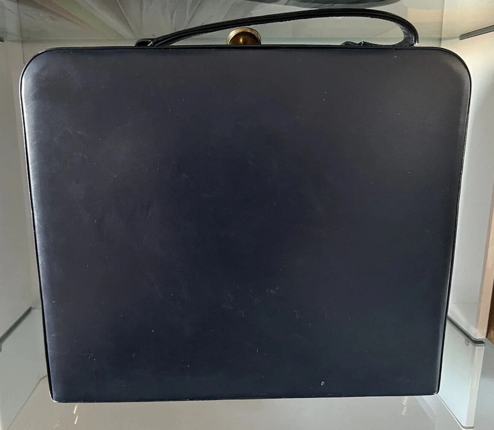 Sac Maquillage Elisabeth Arden Valise Beauté Voyage Professionnel Vintage 1950 - Photo 2/4