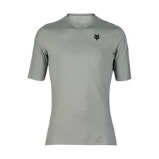 Fox Racing Flexair Ascent Mens Short Sleeve Jerseys-Grey Vintage-Medium
