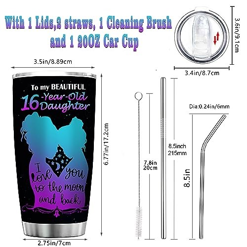 16th Birthday Gifts for Girls, 16 Year Old Girl 20OZ Sweet 16 Gifts for Girls - Picture 2 of 6