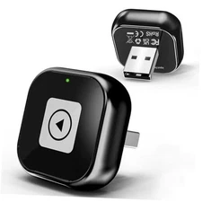 Wireless CarPlay Adapter,2-in-1 CarPlay & Android Auto Adapter, Plug & Play 