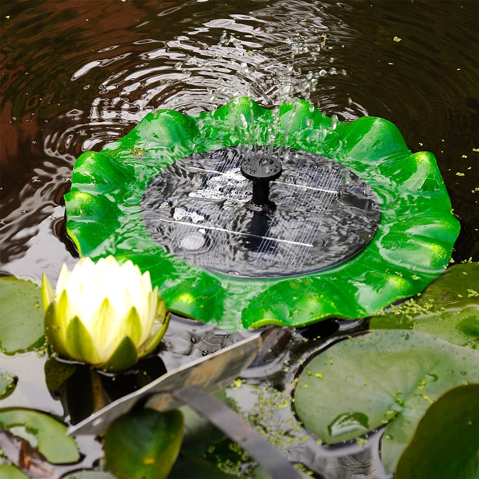 BOMBA DE FUENTE HOZELOCK CHIPRIO CON ENERGÍA SOLAR ESTANQUE FLOTANTE LIRIO KOI JARDÍN DE PECES Foto 3 de 4