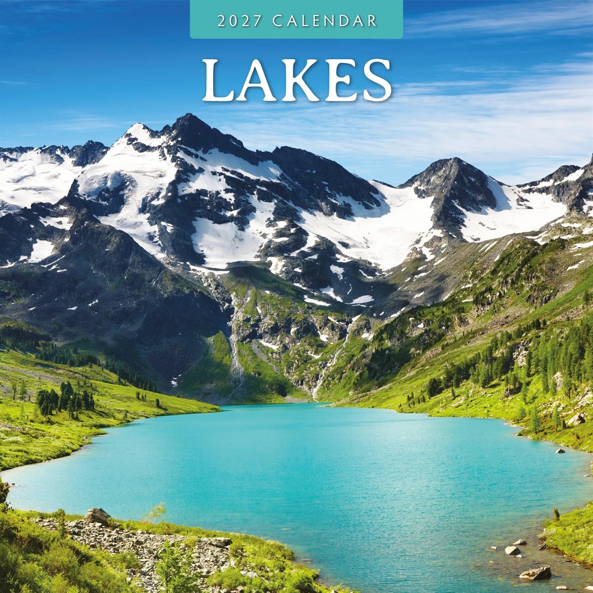 Lakes Calendar 2027, Wall Calendars, Month To View, Natural World, Gift - Image 2