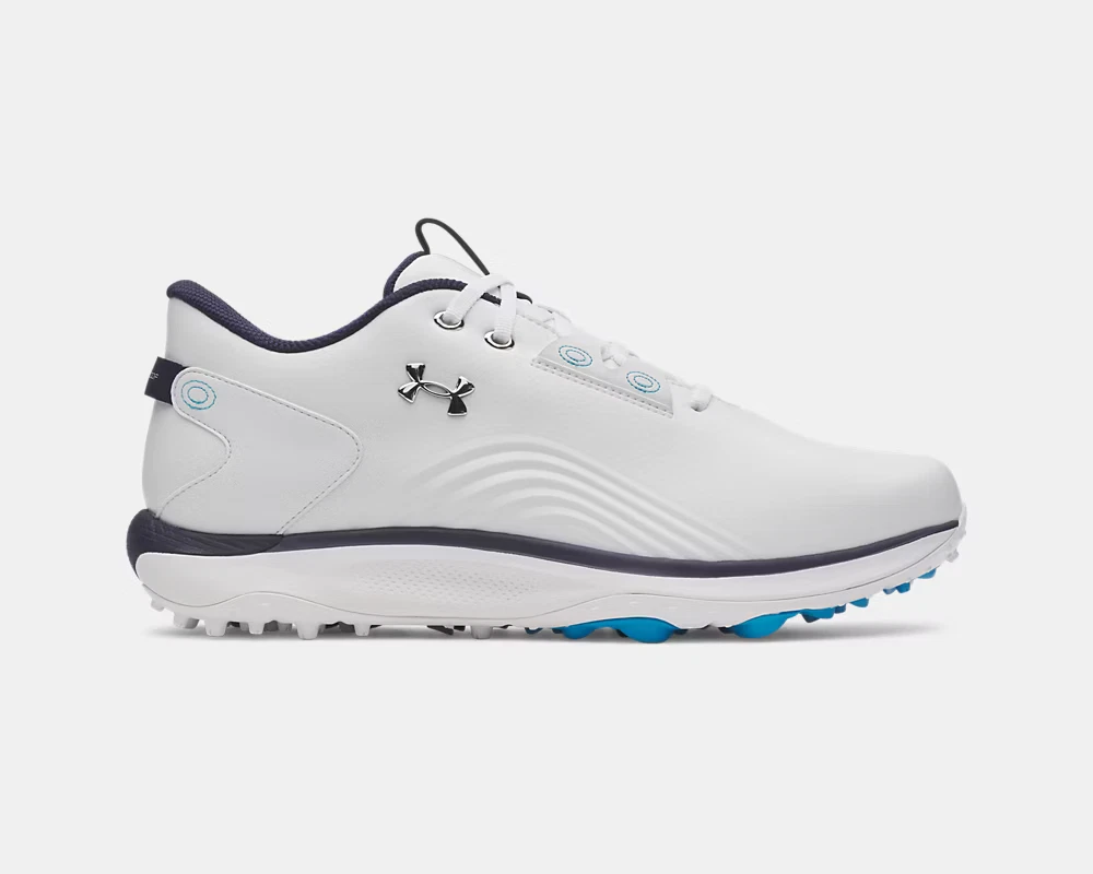 Under Armour Men's UA Drive Fade 2 Spikeless Golf Shoes White