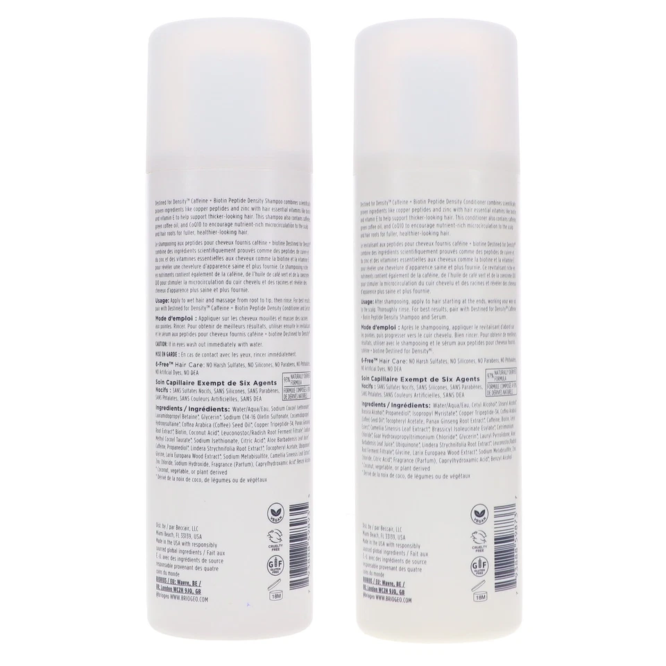 Briogeo Destined for Density Caffeine + Biotin Peptide Density Shampoo and - Image 4 of 4