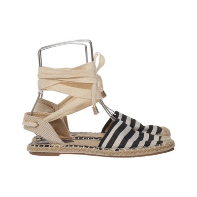 Nio Nio, Sandalen, Größe: 39, Schwarz/Weiß/Beige, Damen #Rok