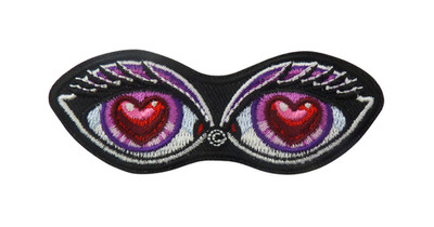Heart Eyes Embroidered Small Patch.