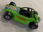 Vintage Hot Wheels 1975 Rock Buster Dune Buggy Green Hong Kong  1:64 Black-Wall