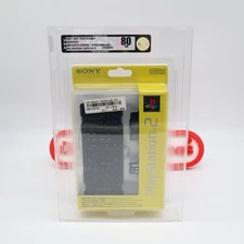 PS2 PlayStation 2 DVD REMOTE CONTROL & IR RECIEVING UNIT -VGA GRADED 80 Sealed! 