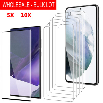 Wholesale Lot Tempered Glass Screen Protector For Samsung S26 S25 S24 S23 S22+