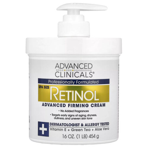 Retinol, Advanced Firming Cream, Fragrance Free, 16 oz (454 g) By USA Fast Ship. - Picture 2 of 3