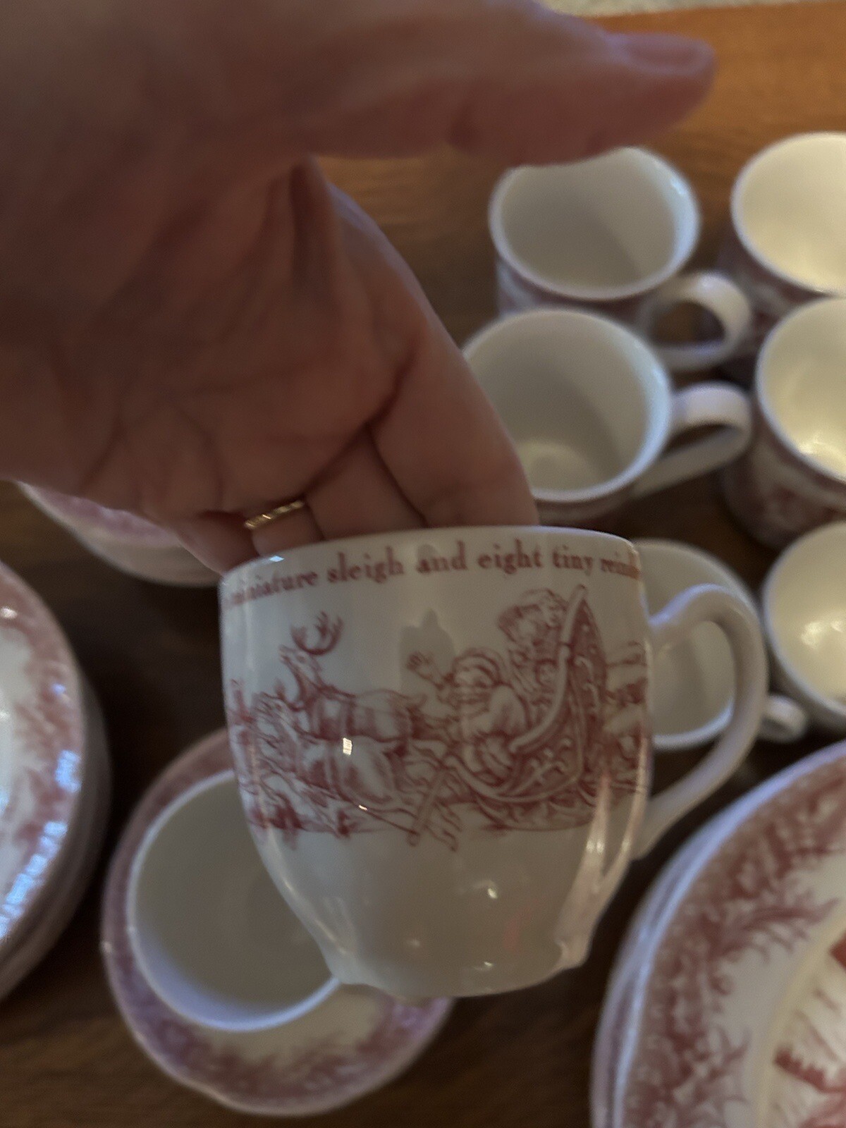 Noble Excellence Twas the Night Before Christmas Dishes 36 piece eBay