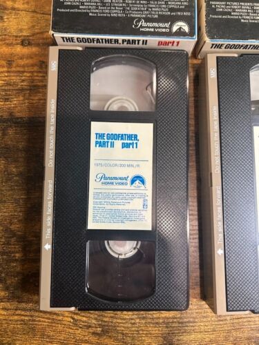 The Godfather Part II 2 (VHS 1979) 1st Print Gatefold No UPC - Picture 3 of 15