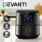 Devanti Air Fryer 7L LCD Fryers Oven Airfryer Healthy Cooker Oil Free Kitchen