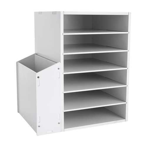 File Organizer PVC Board Letter Desktop Document Folder Office Tray Holder 6Tier - Picture 13 of 20
