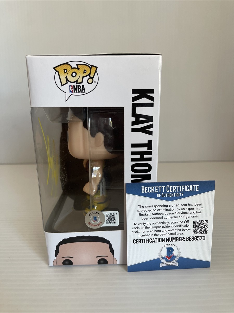 スポーツ Funko Klay Thompson Autographed Beckett Klay Thompson Signed Autographed Golden State Warriors Funko