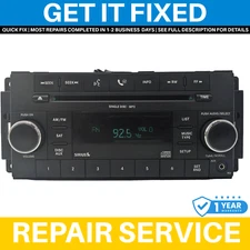 Chrysler Dodge Jeep Am Fm Radio Mp3 Cd Sirius Uconnect RES OEM -REPAIR SERVICE!