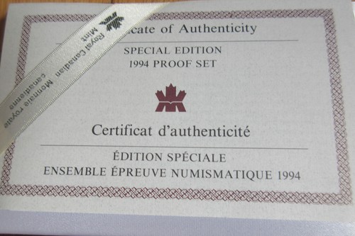 1994 Canada War Memorial Proof Double Dollar Set Coins i/c Silver Dollar. MintRJ - Picture 7 of 10