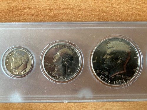 Set von 6 amerikanischen Münzen, 1 Cent bis 1 Dollar - Bild 4 von 8