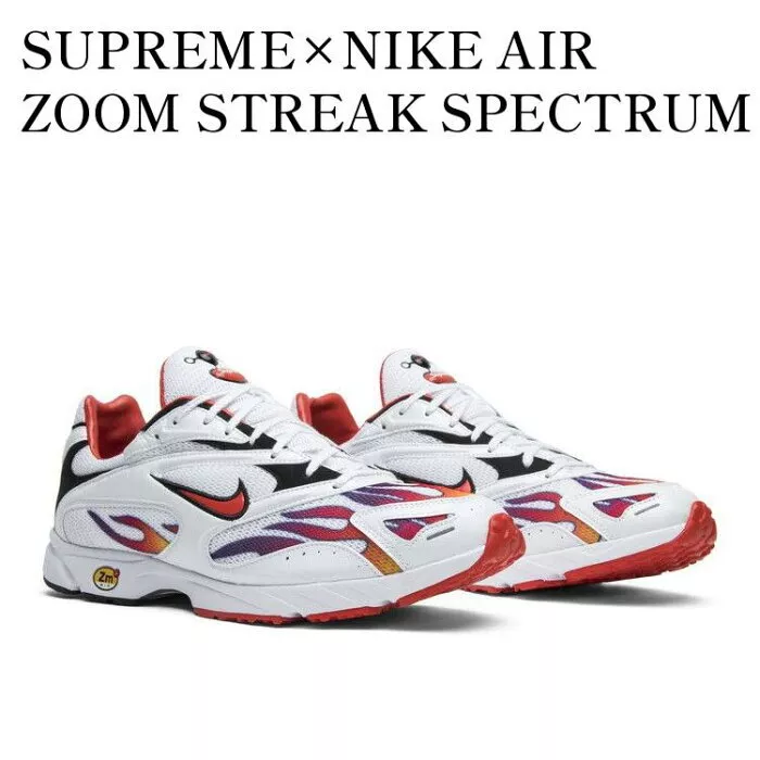Nike Supreme x Zoom Streak Spectrum Plus   Habanero Red, édition limitée