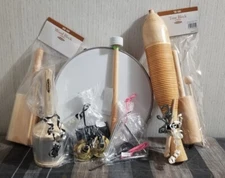 Hand Percussion Bundle, Hand Drum, Shaker, Wood Block, Guiro, Finger Cymbal