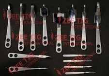 Bone lever set Of 14pcs German Stainless Steel Reuseable