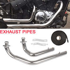 Tubi di scarico sfalsati shortshots per Kawasaki Vulcan 800 S VN800 EN800 VN400