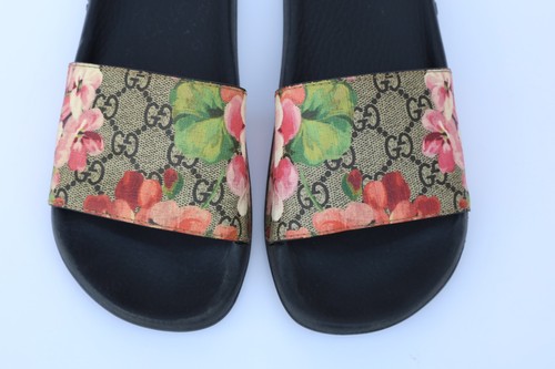 Gucci Bloom GG Floral Slides Slippers Womens Shoes Size 36/US 6 - Picture 10 of 18