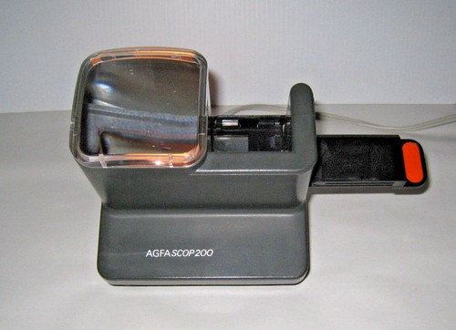 Visor de deslizamiento AGFASCOP 200 35 mm aire acondicionado eléctrico que funciona en buen estado - Imagen 2 de 10