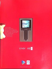Audio 2005 Print Ad 5GB iriver H10 Microdrive Music & Digital Photo Player 8x11