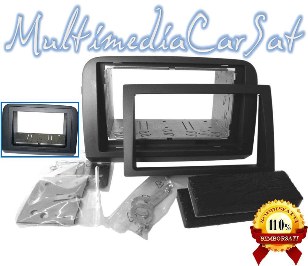 Mascherina Per Autoradio 2 Din MASCHERINA Nera AUTORADIO DOPPIO DIN FIAT Croma 05> MECATRON - Trapani Mascherina Autoradio 1 Din - Foto 11