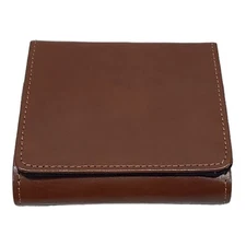 Shutterfly Leather Picture Bill Holder Wallet Tri Fold