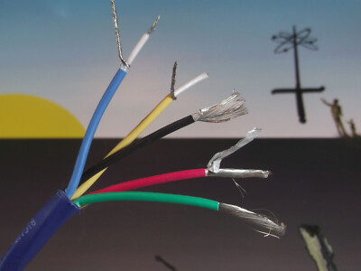 MULTICONDUCTOR CABLE 5X COAX EXTRON E197502-7 26AWG PLNM/MHR-5P