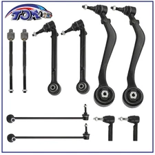 10pc Front Lower Control Arms & Tie Rods Sway Bars for Chevy Camaro  2010 - 2015