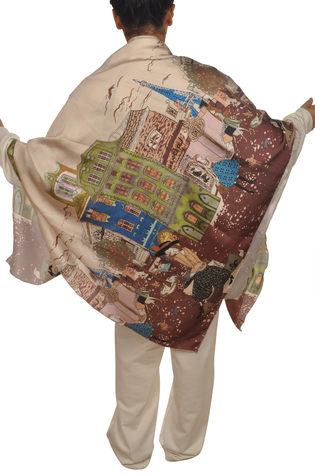 Sciarpa grande da Donna BMM лаборатория Талья, ТАЛЬЯ УНИКАЛЬНОГО цвета, Фантазия