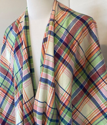 Lauren Ralph Lauren Wool Blend Poncho Plaid Multi Women's