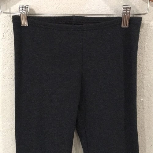 Old Navy Girls Sz XL 14 Gold Star Hems Dark Charcoal Gray Leggings - Picture 2 of 13